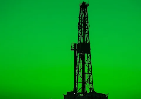 torre fracking verde