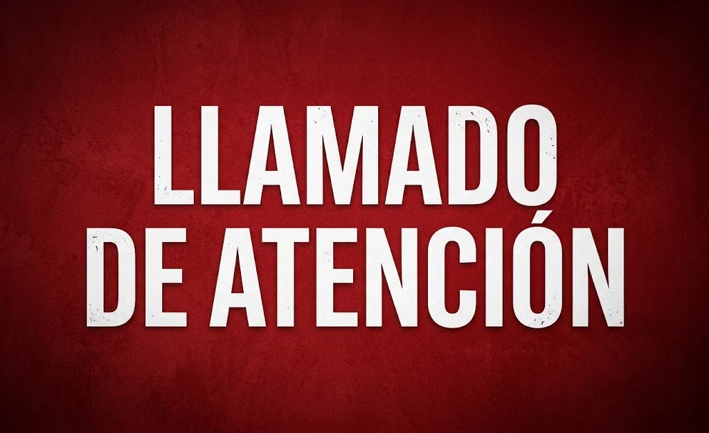 llamado de atencion